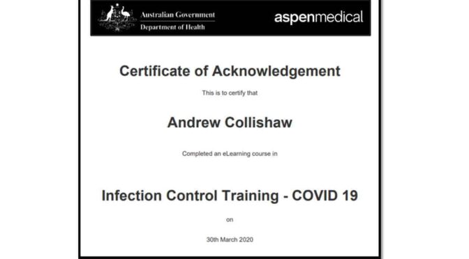 Covid 19 Infection Control